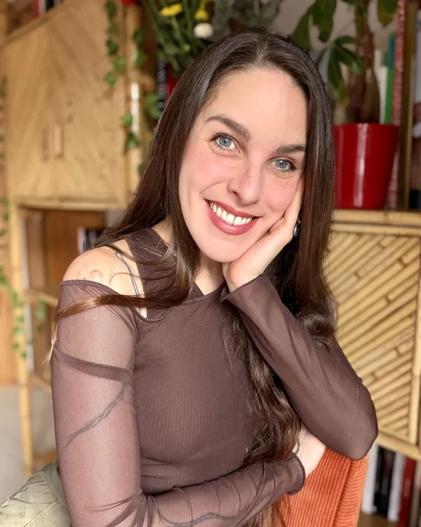 Retrato de Amarna Miller, fotografiada por Amarna Miller